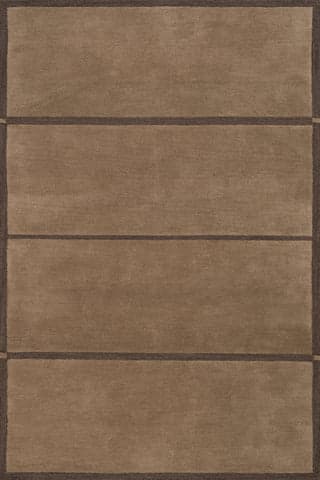 Isolated view of Tan Rectangle Mira Mid-Century Geometric Rug, showcasing its design