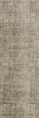 Isolated view of Grey Runner Solvia Modern Woven Abstract Indoor/Outdoor Washable Rug, showcasing its design