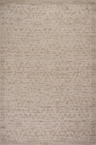 Isolated view of Beige Rectangle Nefre Traditional Diamond Rug, showcasing its design