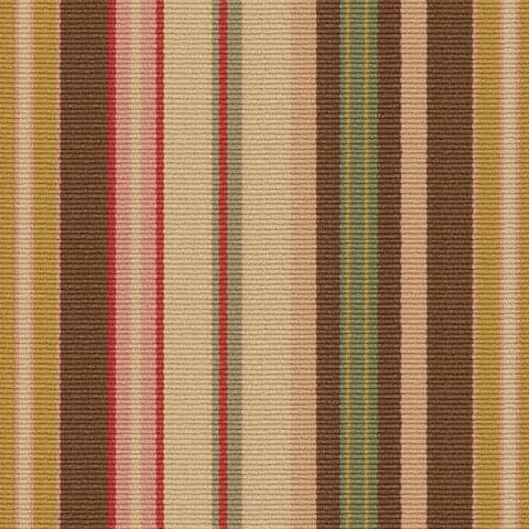 Sienna Stripe Machine Washable Rug Swatch | Multi
