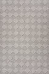 Isolated view of Grey Runner Nahla Modern Diamond Indoor/Outdoor Rug, showcasing its design