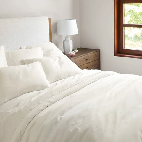 Lush Linen Sham | Ivory