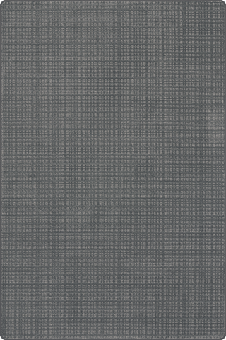 Isolated view of Dark Blue Rectangle Stilt Micro-Crosshatch Custom Rug, showcasing its design