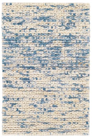 Avril Handwoven Jute Rug | French Blue