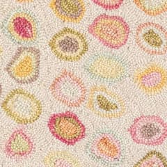 Cat's Paw Hand Micro Hooked Wool Rug Swatch | Pastel