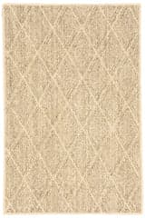 Diamond Woven Sisal Custom Rug | Sand