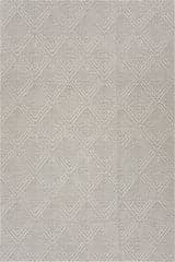 Isolated view of Grey Runner Onaia Contemporary Trellis Indoor/Outdoor Rug, showcasing its design