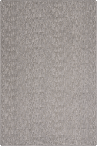 Isolated view of Charcoal Rectangle Shearwater Ridged Custom Rug, showcasing its design