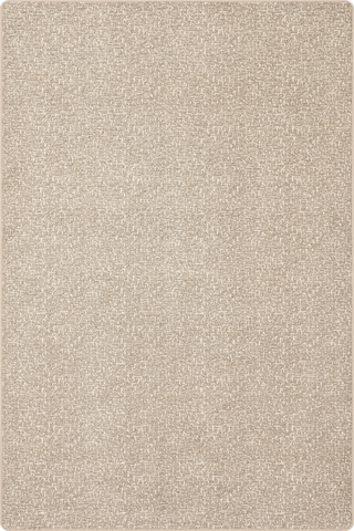 Isolated view of Light Brown Rectangle Whippoorwill Custom Rug, showcasing its design
