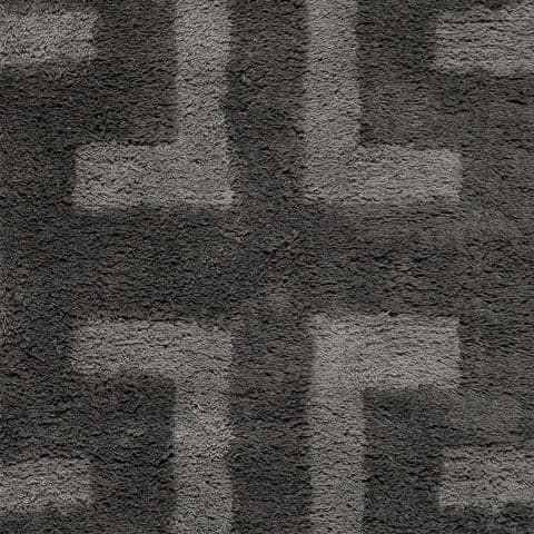 Isolated view of Grey Swatch Camelle Modern Geometric Rug, showcasing its design