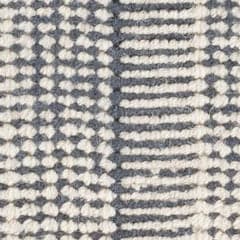 Raffa Woven Wool Custom With Attached Rug Pad Rug Swatch | Navy
