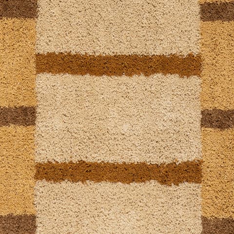 Isolated view of Amber Swatch Saga Geometric Rug, showcasing its design
