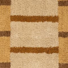 Isolated view of Amber Swatch Saga Geometric Rug, showcasing its design