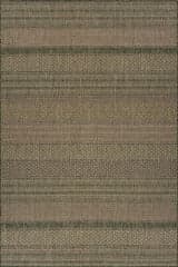 Isolated view of Green Rectangle Vielle Modern Abstract Indoor/Outdoor Rug, showcasing its design
