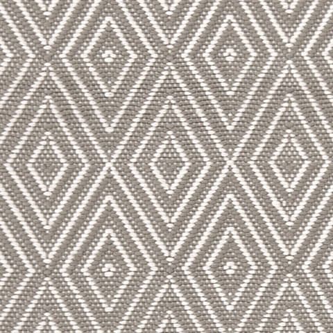 Diamond Handwoven Indoor/Outdoor Rug Swatch | Fieldstone/Ivory