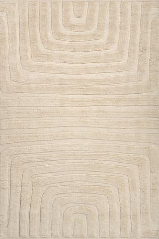 Ais Abstract Bohemian Rug | Ivory