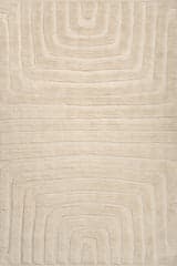Ais Abstract Bohemian Rug | Ivory