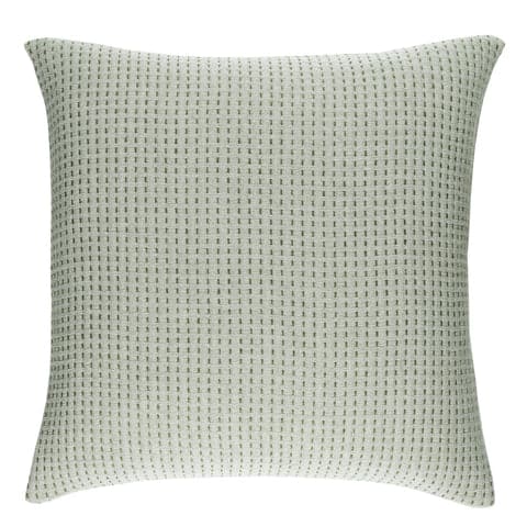 Pick Stitch Matelasse Sham | Evergreen