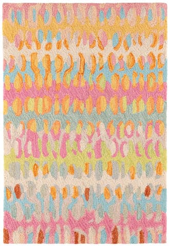Paint Chip Hand Micro Hooked Wool Rug | Confetti