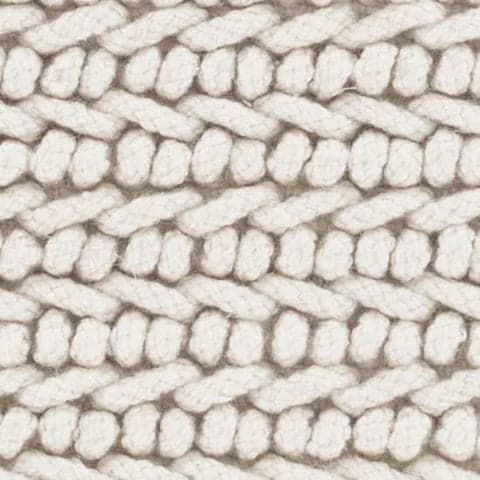 Veranda Handwoven Performance Rug Swatch | Ivory