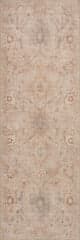 Isolated view of Peach Runner Partha Vintage & Distressed Washable Rug, showcasing its design