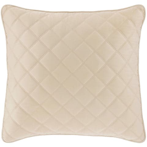 Quilted Silken Solid Sham | Sand