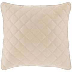Quilted Silken Solid Sham | Sand