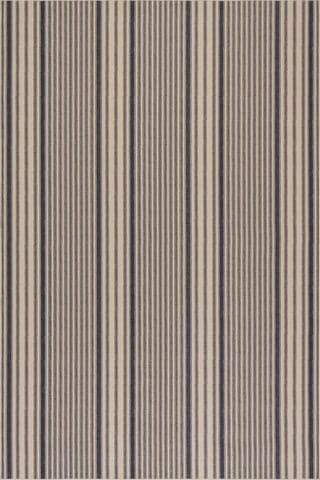 Clemira Coastal Striped Machine Washable Rug | Navy