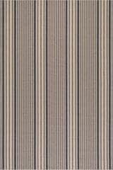 Clemira Coastal Striped Machine Washable Rug | Navy