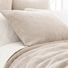 Linen Chenille sham | Natural