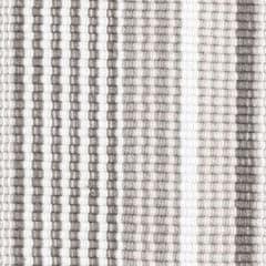 Gradation Ticking Handwoven Indoor/Outdoor Custom Rug Swatch | Grey