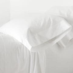 Essential Percale Pillowcases | White