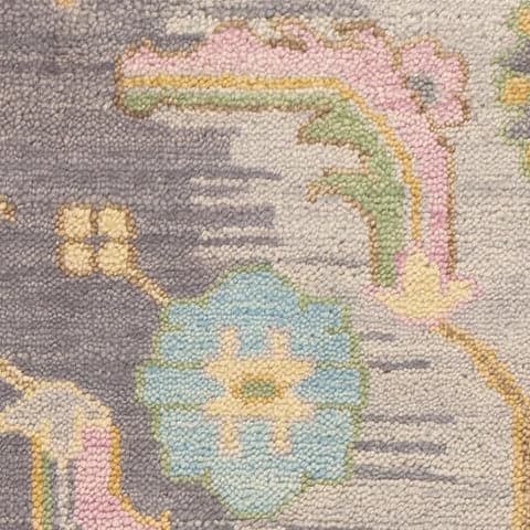 Iris Hand Knotted Wool Rug Swatch | Multi