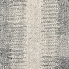 Ronan Ikat Handwoven Wool Rug Swatch | Grey
