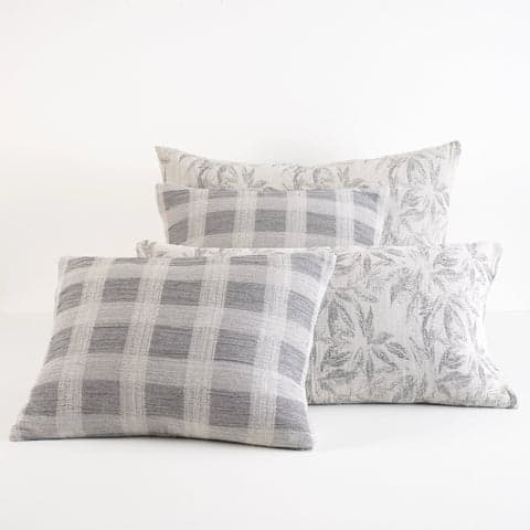 Theodore Matelasse Sham | Charcoal