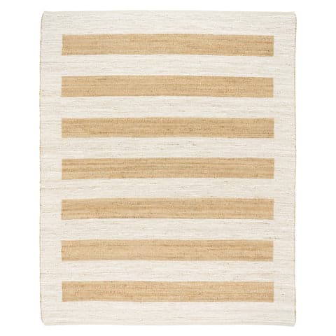 Milo Handwoven Jute/Cotton Rug | Ivory