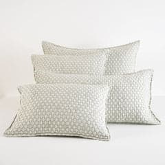 Lodi Matelasse Sham | Sage