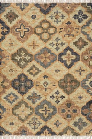 Pali Handwoven Jute Rug | Blue